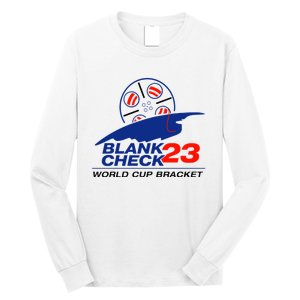 Blank Check 23 Cup Bracket Long Sleeve Shirt