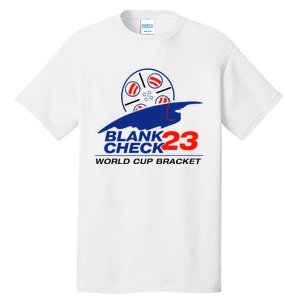 Blank Check 23 Cup Bracket Tall T-Shirt