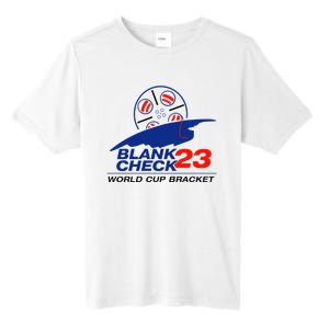 Blank Check 23 Cup Bracket Tall Fusion ChromaSoft Performance T-Shirt