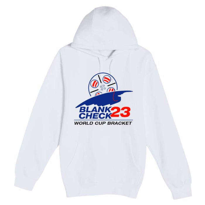 Blank Check 23 Cup Bracket Premium Pullover Hoodie