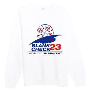 Blank Check 23 Cup Bracket Premium Crewneck Sweatshirt