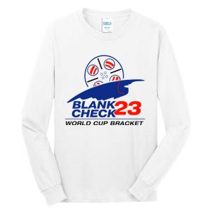 Blank Check 23 Cup Bracket Tall Long Sleeve T-Shirt