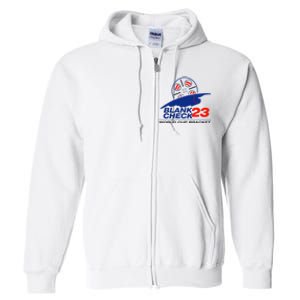 Blank Check 23 Cup Bracket Full Zip Hoodie