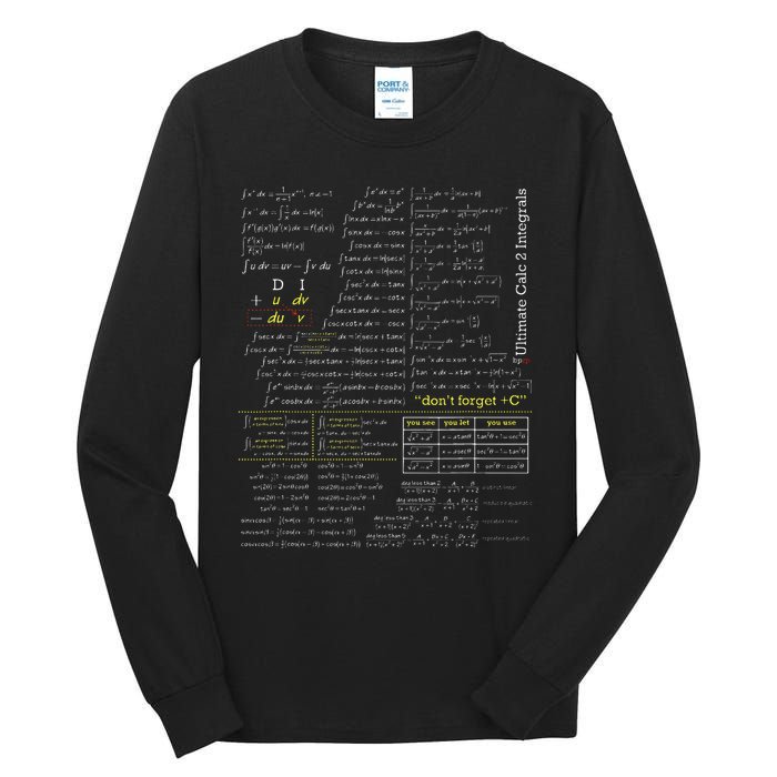 Blackpenredpen Calculus 2 Ultimate Integral Tall Long Sleeve T-Shirt