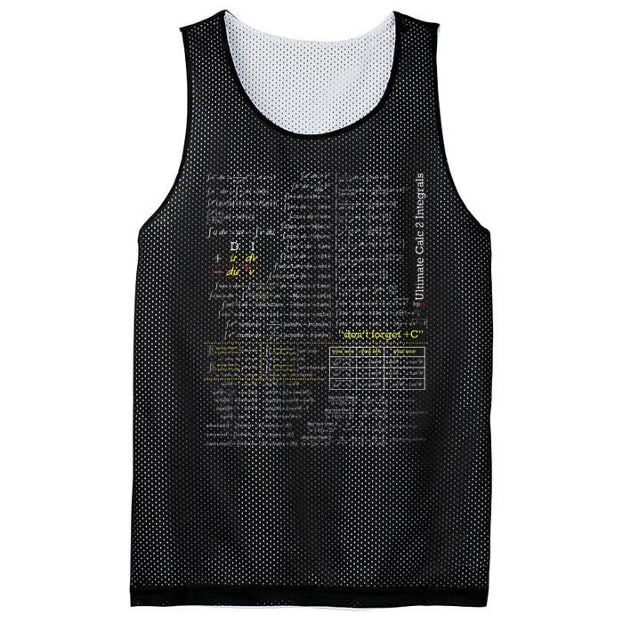 Blackpenredpen Calculus 2 Ultimate Integral Mesh Reversible Basketball Jersey Tank