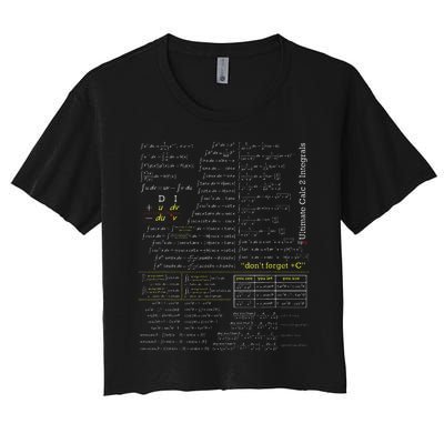 Blackpenredpen Calculus 2 Ultimate Integral Women's Crop Top Tee