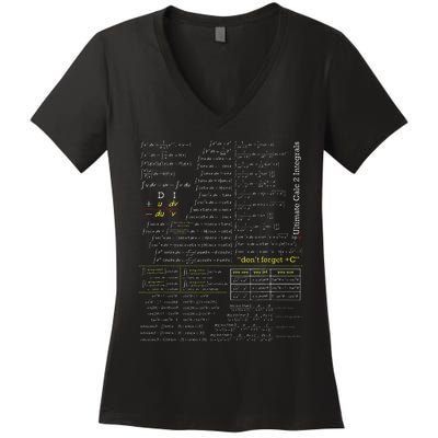 Blackpenredpen Calculus 2 Ultimate Integral Women's V-Neck T-Shirt