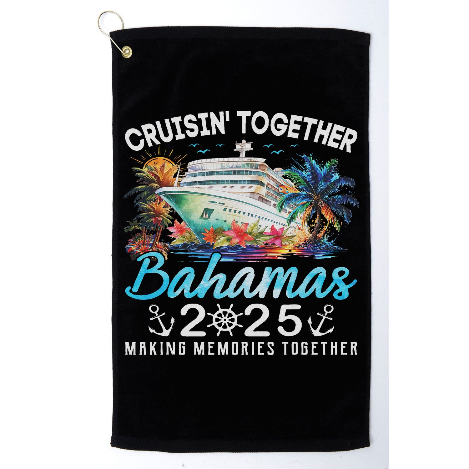 Bahamas Cruise 2025 Family Matching Cruise Bahamas Vacation Golf Towel