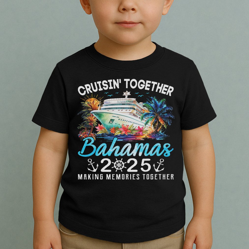 Bahamas Cruise 2025 Family Matching Cruise Bahamas Vacation Toddler T-Shirt