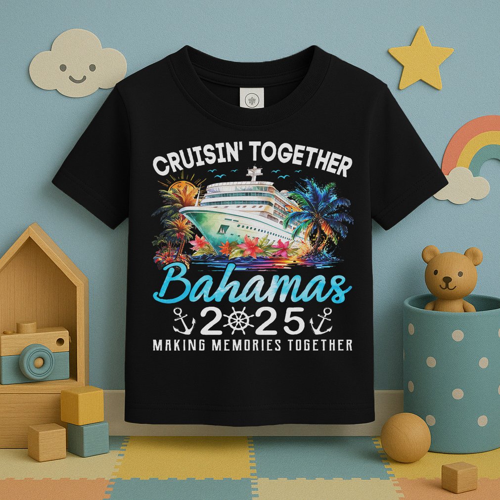 Bahamas Cruise 2025 Family Matching Cruise Bahamas Vacation Toddler T-Shirt