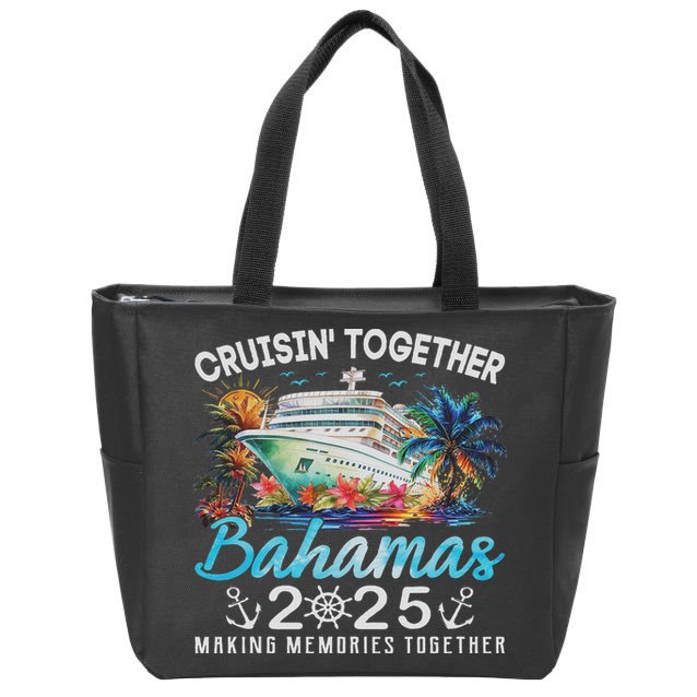 Bahamas Cruise 2025 Family Matching Cruise Bahamas Vacation Zip Tote Bag