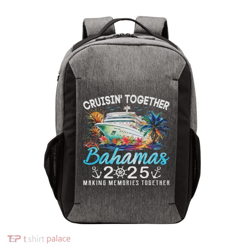 Bahamas Cruise 2025 Family Matching Cruise Bahamas Vacation Vector Backpack
