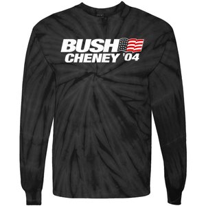 Bush Cheney 2004 Election Campaign Tie-Dye Long Sleeve Shirt