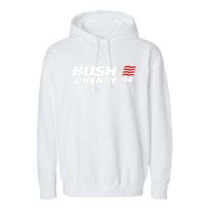 Bush Cheney 2004 Election Campaign Garment-Dyed Fleece Hoodie