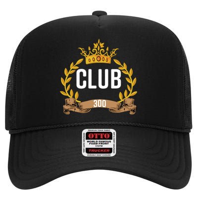 Bowling Club 300 High Crown Mesh Back Trucker Hat