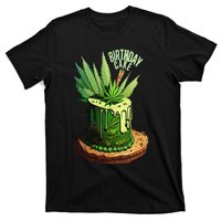 Birthday Cake 420 Cannabis Culture Stoner Weed Strain T-Shirt