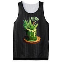 Birthday Cake 420 Cannabis Culture Stoner Weed Strain Mesh Reversible Basketball Jersey Tank