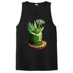 Birthday Cake 420 Cannabis Culture Stoner Weed Strain PosiCharge Competitor Tank