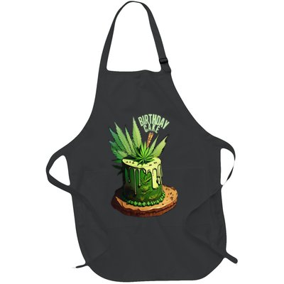 Birthday Cake 420 Cannabis Culture Stoner Weed Strain Apron