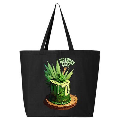 Birthday Cake 420 Cannabis Culture Stoner Weed Strain 25L Jumbo Tote