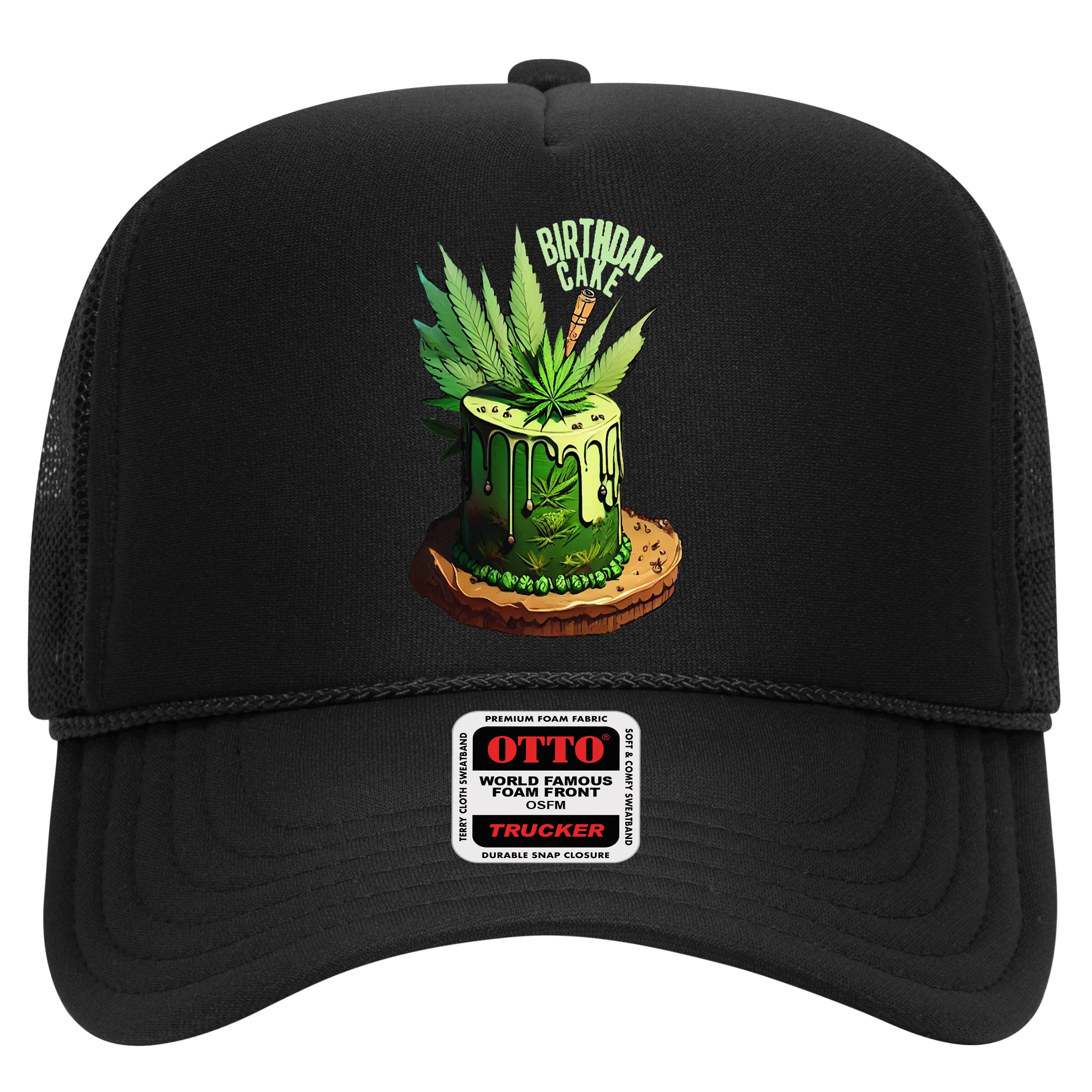 Birthday Cake 420 Cannabis Culture Stoner Weed Strain Hat