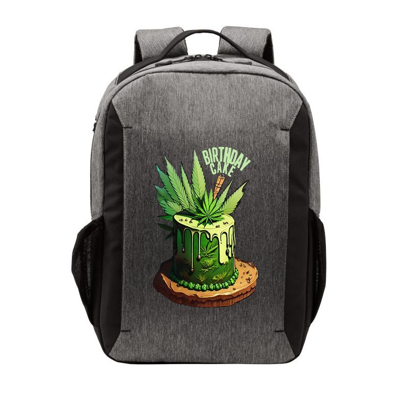 Birthday Cake 420 Cannabis Culture Stoner Weed Strain Vector Backpack