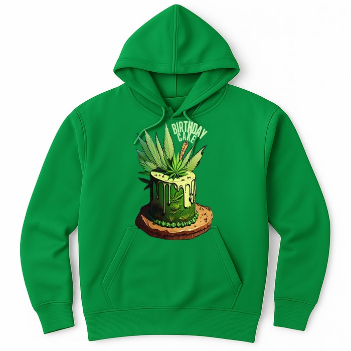 Birthday Cake 420 Cannabis Culture Stoner Weed Strain Hoodie