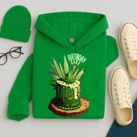Birthday Cake 420 Cannabis Culture Stoner Weed Strain Hoodie