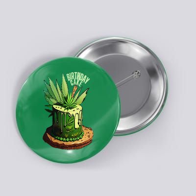 Birthday Cake 420 Cannabis Culture Stoner Weed Strain Button