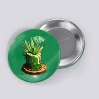 Birthday Cake 420 Cannabis Culture Stoner Weed Strain Button