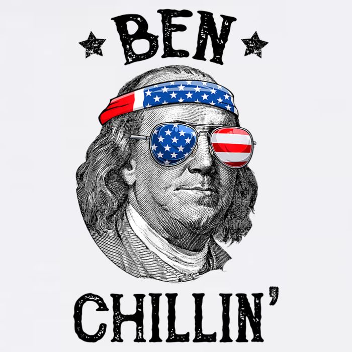 Ben Chillin 4th Of July Ben Franklin USA Independence Flag Wool Snapback Cap
