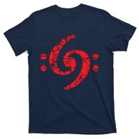 Bass Clef 69 Vintage Red Bassist Bass Player T-Shirt