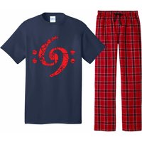 Bass Clef 69 Vintage Red Bassist Bass Player Pajama Set