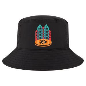 Bitcoin City Cool Comfort Performance Bucket Hat