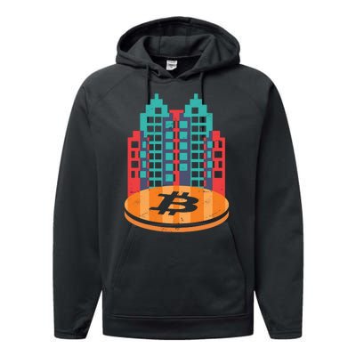 Bitcoin City Performance Fleece Hoodie