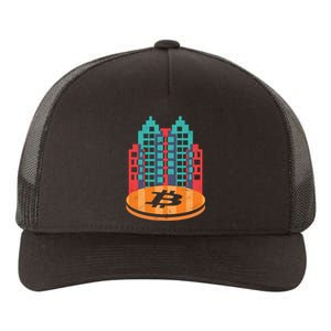 Bitcoin City Yupoong Adult 5-Panel Trucker Hat