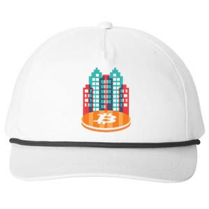 Bitcoin City Snapback Five-Panel Rope Hat