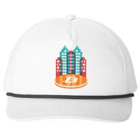 Bitcoin City Snapback Five-Panel Rope Hat