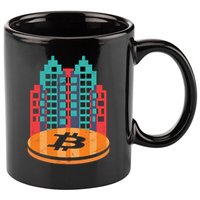 Bitcoin City 11oz C Handle Ceramic Mug