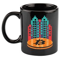 Bitcoin City 11oz C Handle Ceramic Mug