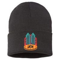 Bitcoin City Sustainable Knit Beanie