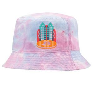 Bitcoin City Tie-Dyed Bucket Hat