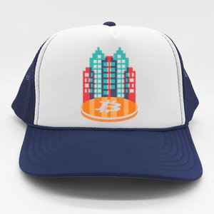 Bitcoin City Trucker Hat