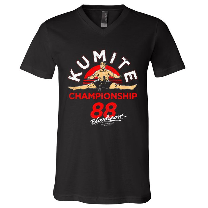 Bloodsport Championship 88 V-Neck T-Shirt