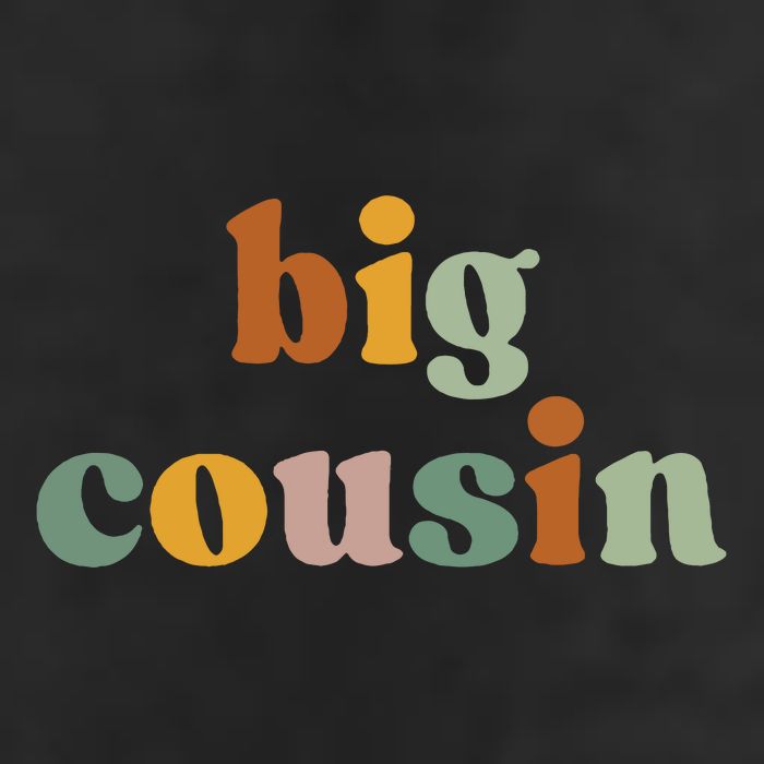 Big Cousin Announcement 7 Panel Mesh Trucker Snapback Hat