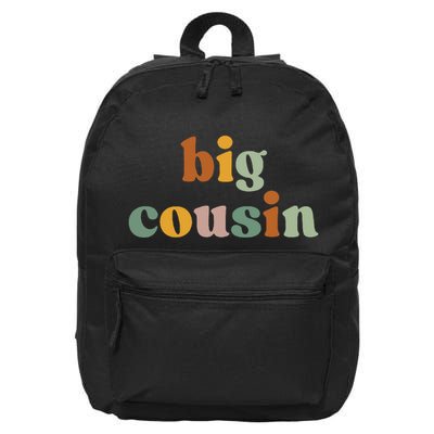 Big Cousin Announcement 16 in Basic Backpack