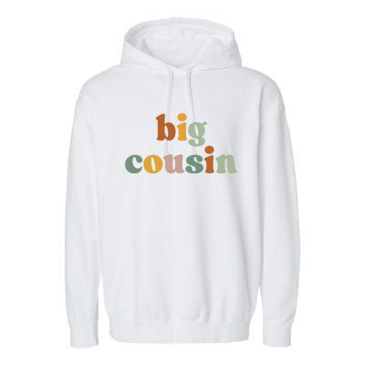 Big Cousin Announcement Garment-Dyed Fleece Hoodie