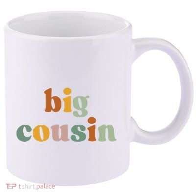 Big Cousin Announcement 11oz C Handle Ceramic Mug
