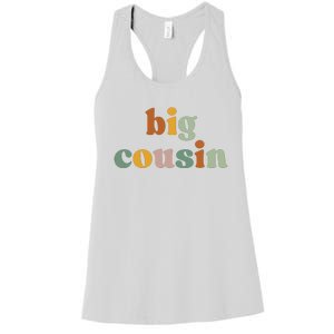 Big Cousin Announcement Women's Racerback Tank