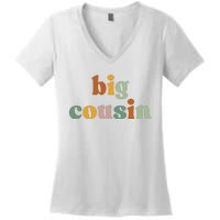 Big Cousin Announcement Women's V-Neck T-Shirt